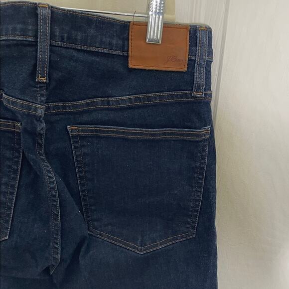 J. Crew 9” High Rise Toothpick Dark Blue High Rise Women's Jeans size 30 - Picture 4 of 6